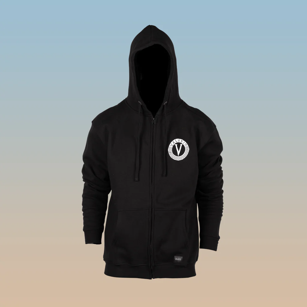 Valheim Emblem, Men’s Hoodie, Black - Image 3