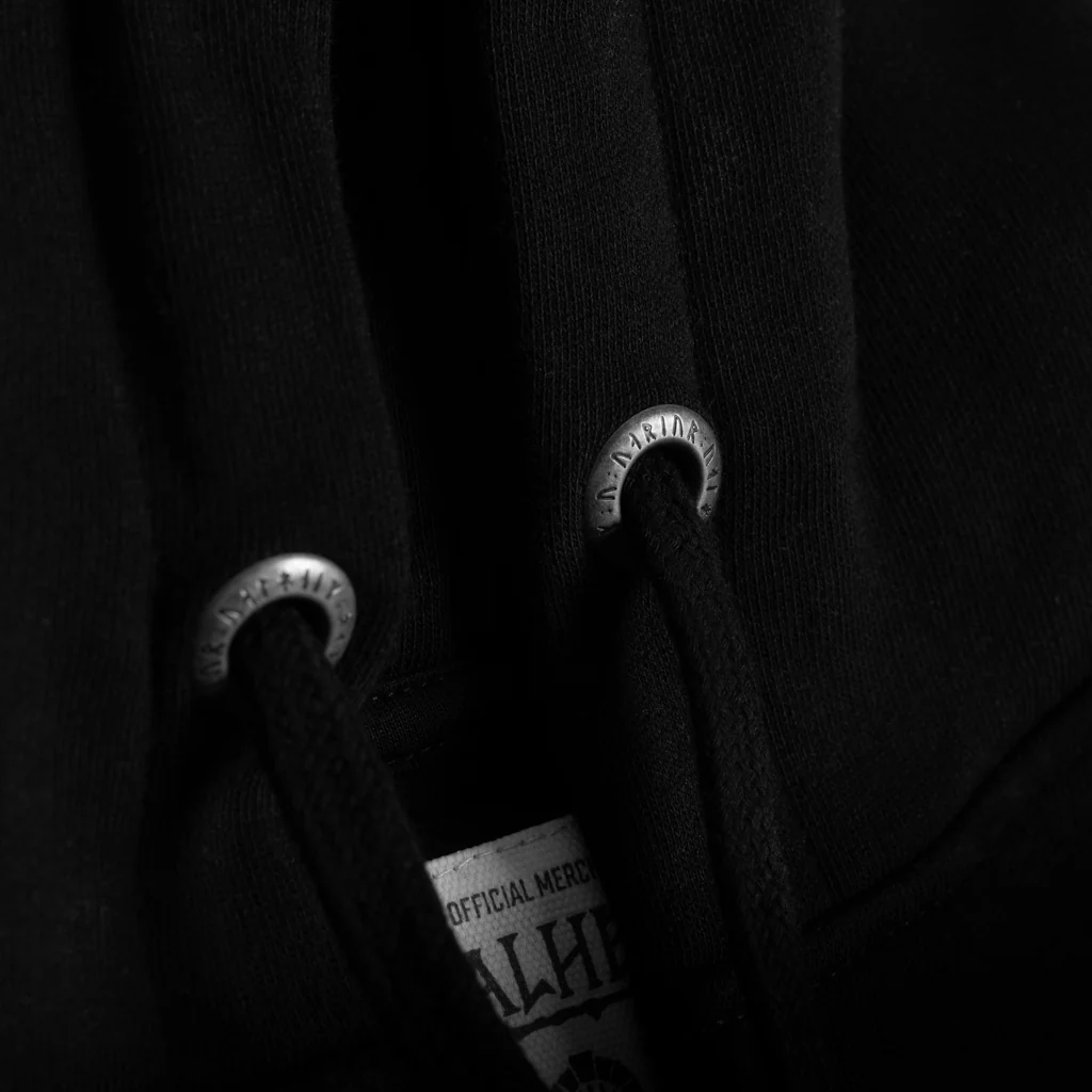 Valheim Emblem, Men’s Hoodie, Black - Image 7