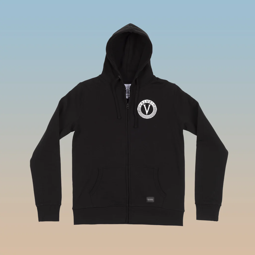 Valheim Emblem, Women's Hoodie, Black - Image 3