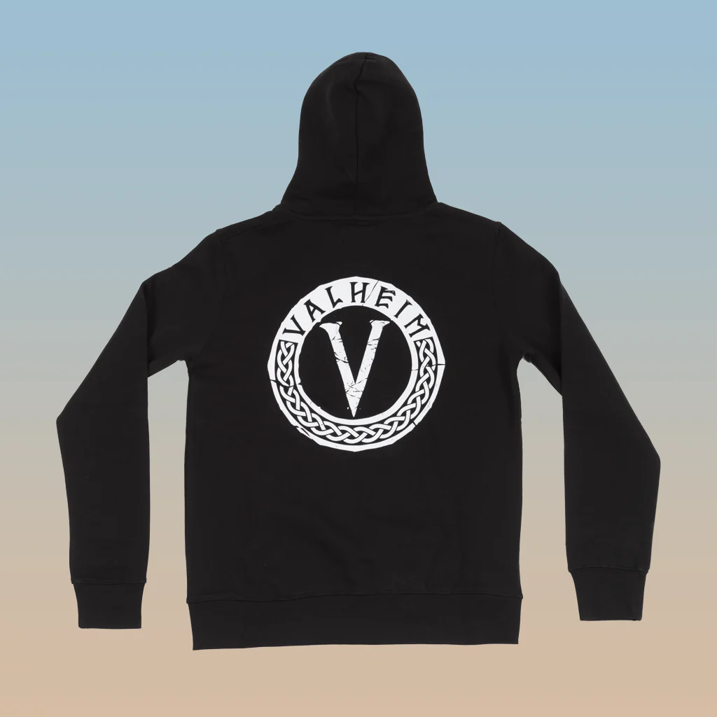 Valheim Emblem, Women's Hoodie, Black - Image 4